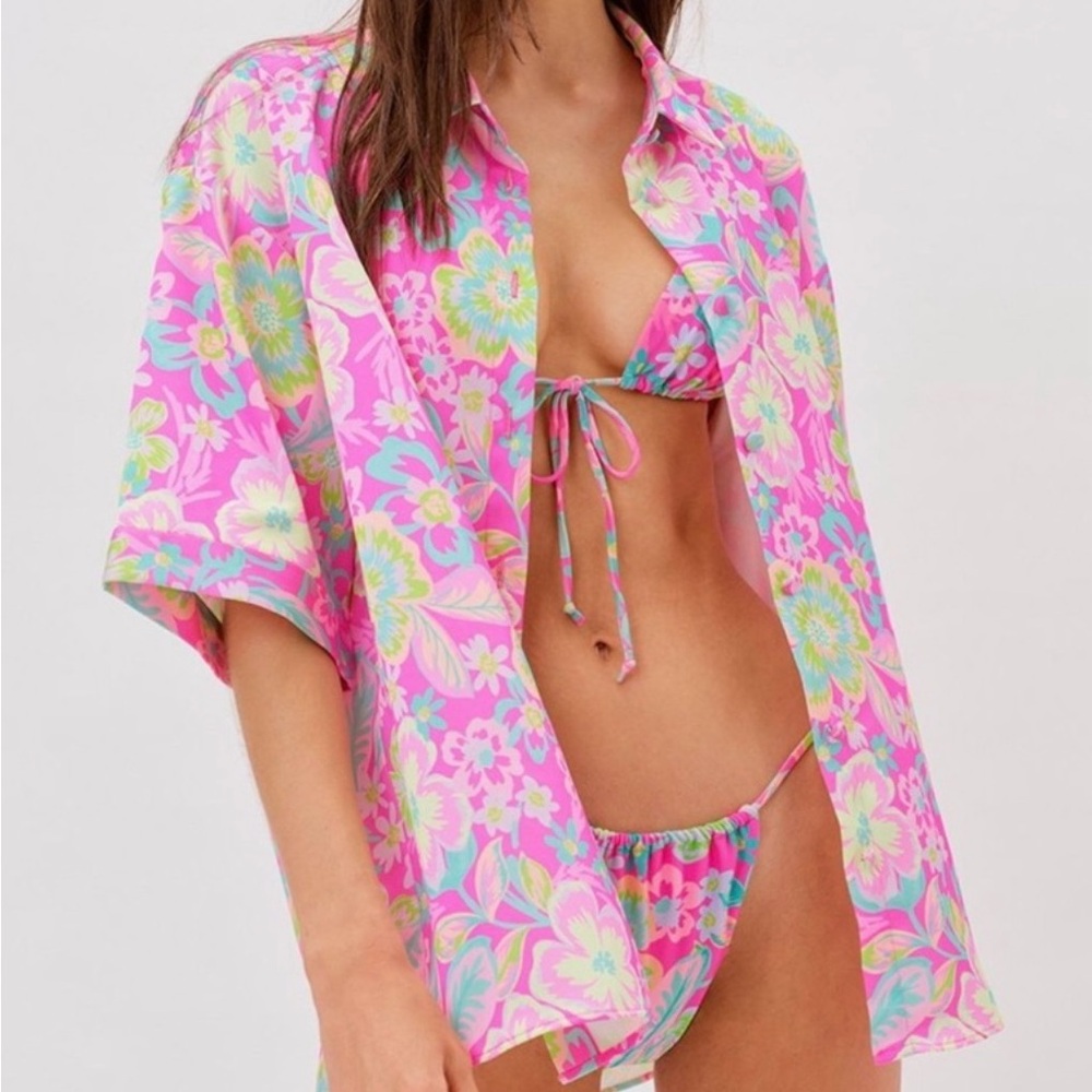 Lizzy Floral Button Down